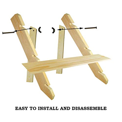 Display Riser, Earring Display Stands,Organizer For Vendor(3tier) - color: Log-3tier