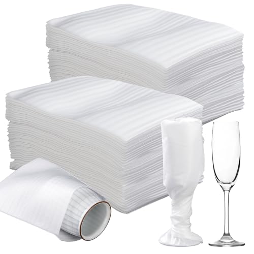 100 Pack 8'' x 12'' Cushion Foam Pouches,Foam Wrap Pouches for Packing - size: 100pcs 8×12inch