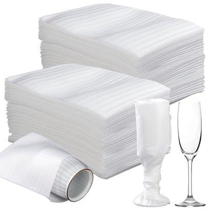 100 Pack 8'' x 12'' Cushion Foam Pouches,Foam Wrap Pouches for Packing - size: 100pcs 8×12inch