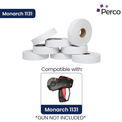 Pricing Labels for Monarch 1131 White - 20,000 Labels w/ 8 Rolls Value Pack, 1 Sleeve - Made in USA - color: White, size: 1 Sleeve