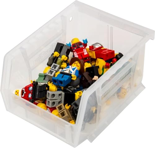 Akro-Mils 30210 AkroBins Plastic Storage Bins, 5"x4"x3", Clear, 24-Pack - color: Clear