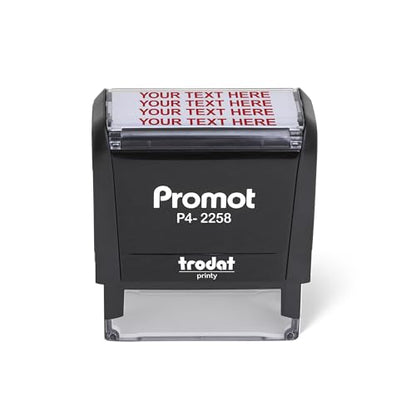 Promot 4-Line Custom Stamp- Personalized Name & Address Stamp (Large) - size: Large