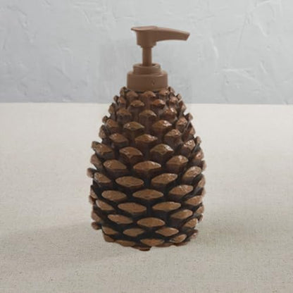 Park Designs Pine Bluff Pinecone Soap Dispenser - color: Pinecone Soap Dispenser