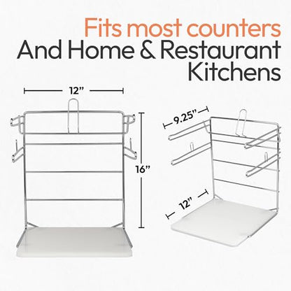Grocery Bag Holder, 2-Pack Plastic Bag Holder Stand