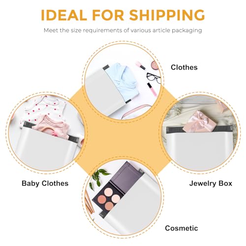 Metronic Poly Mailers 10x13 1000 Pack, Self-Seal Shipping Bags for Clothing - color: White, size: 10X13 1000PC