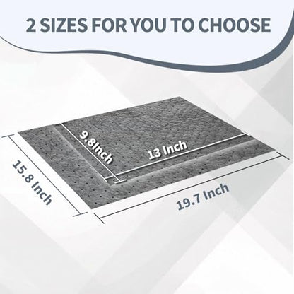 Oil Absorbent Pads - 9.8 x 13 Inch-Universal Leak, Drip, and Spill Control, Garage Accessories Absorbent Mat for Oil Water, Ideal for Extra-Heavy Spills 100 Pcs - size: 10 x 13 Inch