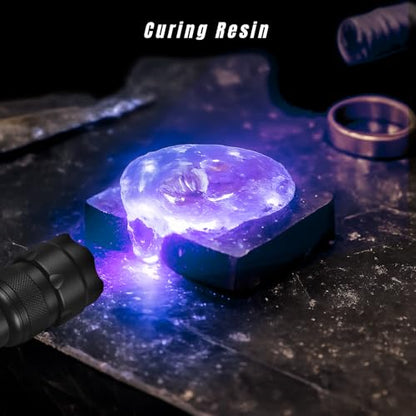 395nm UV Flashlight Adjustable Black Light