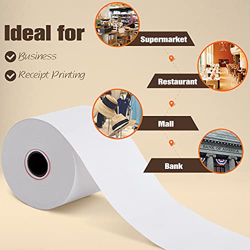 2 1/4" x 165' Credit Card Thermal Receipt Paper 50 Rolls - size: 2-1/4" x 165', style: 50 Rolls