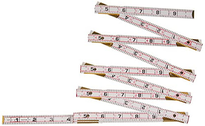 Crescent Lufkin 5/8" X 6' Red End® Engineer's Scale Wood Rule | 1066DN