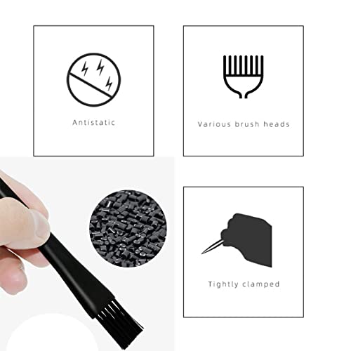 ELANE 6 Pcs Cleaning Brushes for Small Spaces, Small Brushes for Cleaning
