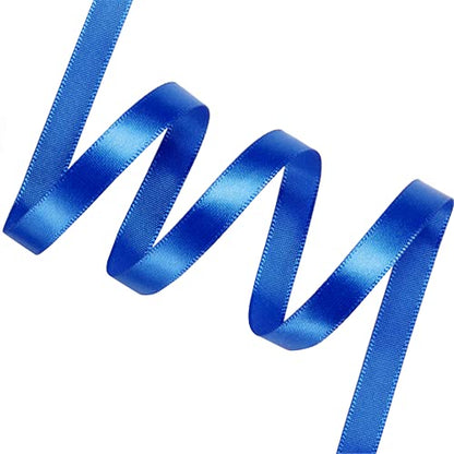 Blue Satin Ribbon 1/2 Inch for Gift Wrapping, 50 Yards in Length - color: Sapphire Blue, size: 1/2"
