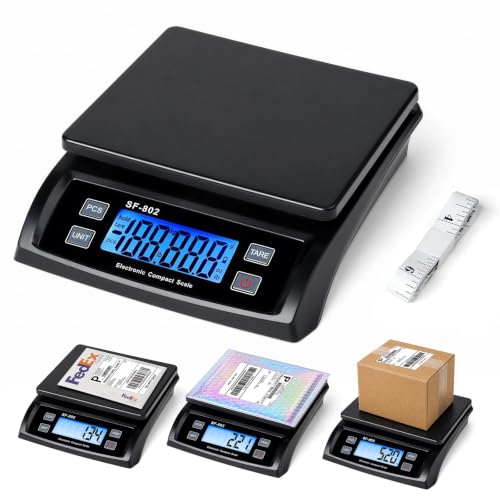 Phomemo Digital Shipping Scale 66lb with 59In Tape, 0.01oz Precision, LCD