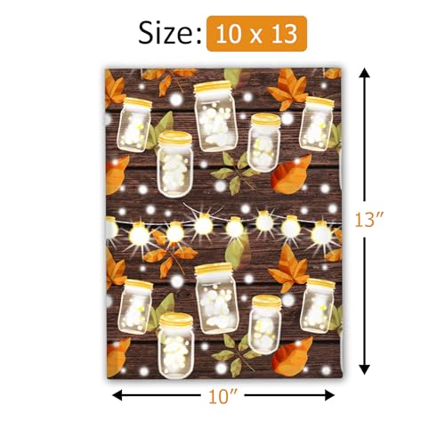 10x13 (100) Mason Jars Fall Designer Poly Mailers Waterproof Self Sealing Tear Resistant Polymailers Shipping Envelopes Premium Printed Bags For Small Businesses - color: Mason Jars, size: 10x13