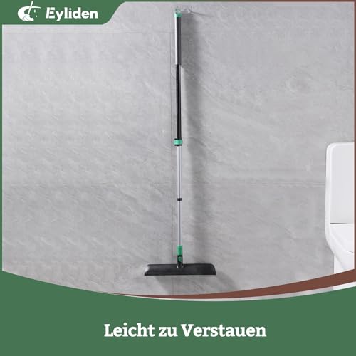 Eyliden Scrub Brush with Squeegee, Floor Deck Tile Bath Cleaning Scrubber