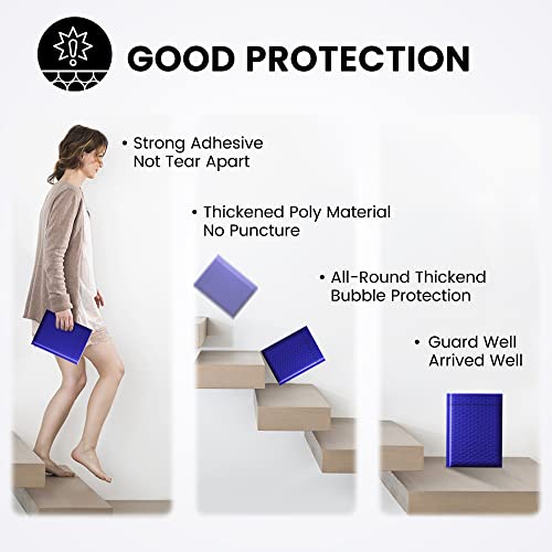 Fuxury 300 Pack Royal Blue Bubble Mailers 6x10" Bubble Shipping Envelopes - color: Royal Blue, size: 6x10" 300PC