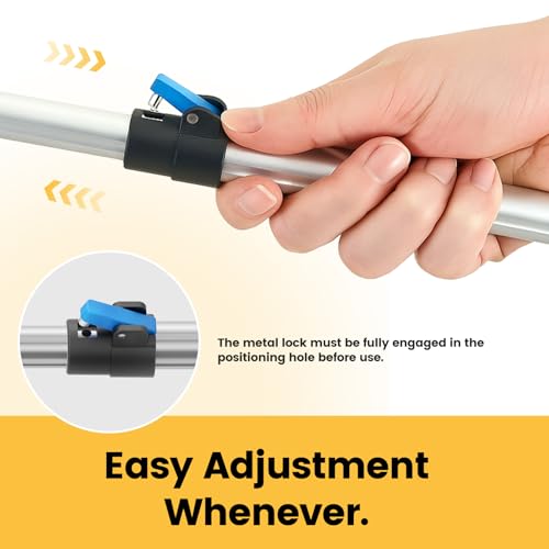 Telescopic Grabber Reacher Tool, 5-Level Adjustable (23'' to 41'') - Extendable Gripper and Reaching Tool - Heavy Duty Pick Up Stick Grabbers for Elderly, Surgery Recovery Must Haves (Blue-2pc) - color: Blue 2pc