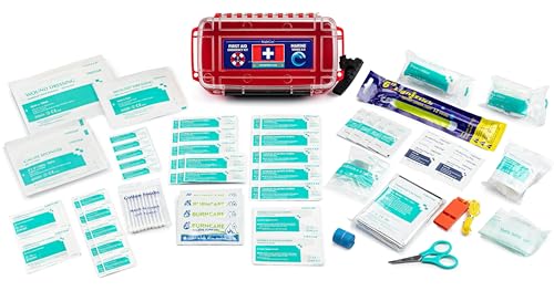 Marine Waterproof First Aid Kit for Boat, Kayak, Sailing & Beach