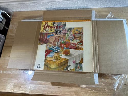 Vinyl Record White LP Shipping Boxes Set 12.6" x 12.6" x 1" Record Mailers Corrugated Cardboard Boxes Album Paper Box (5)