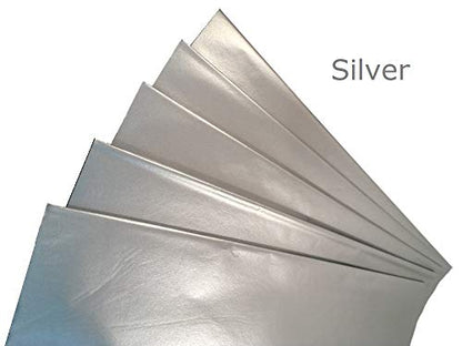 Tissue Paper for Gift Bags - 500 Sheets 14x20in Wrapping Paper, Silver - color: Silver, size: 500 Count, 14 x 20 in