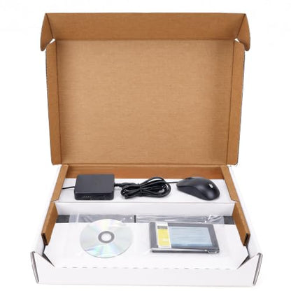 CRUGLA 1 Pack Laptop Shipping Box with Cushioned Foam, Fits Most Sizes - color: White