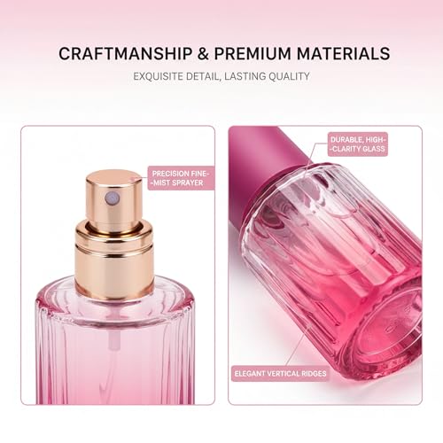 DAYUMKOU 6 Pack Empty Perfume Glass Bottle, 30ml - size: 6pcs