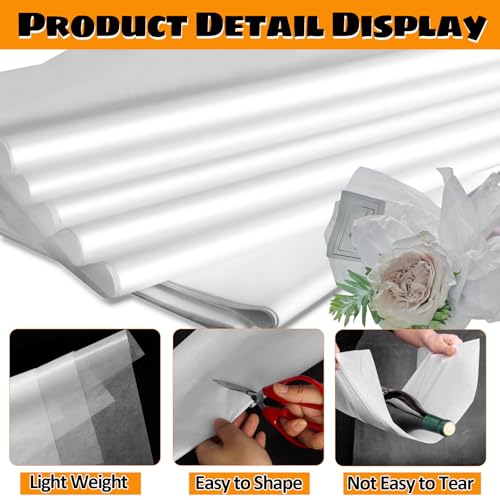 200 Sheets 24"x36" Acid Free Archival Tissue Paper Unbuffered No Acid Paper - size: 24 x36 inch（200 sheets）