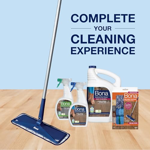 Bona Multi-Surface Floor Care Kit - Includes Microfiber Mop, Microfiber Cleaning Pad, Hardwood Floor Cleaning Solution, and Multi-Surface Floor Cleaning Solution - Kit for Hard Floors - style: Multi-Surface Care Kit