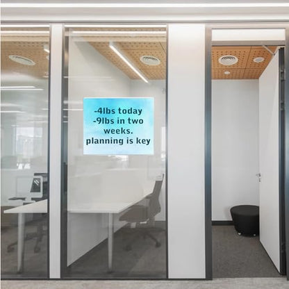 Acrylic Sign Holder 8.5 x 11 Wall Mount,Sign Holder Clear Plastic Picture Frames with Double Sided Tape for Office, Home, Store, Restaurant - Landscape(3 Pack)
