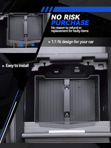 for Odyssey Center Console Organizer 2018-2024 2025 2026 Odyssey Accessories Armrest Tray Middle Storage Box Insert Container Durable ABS Plastic (NOT FOR LX) - size: for 2018-2026 Odyssey
