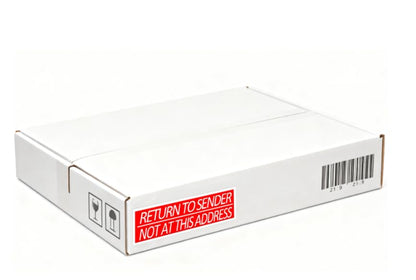 500 Pcs Return to Sender Not at This Address Stickers,3X1 Inches Adhesive Label Stickers for Small Business Envelop Box Cartons Shipping Sticker,Roll