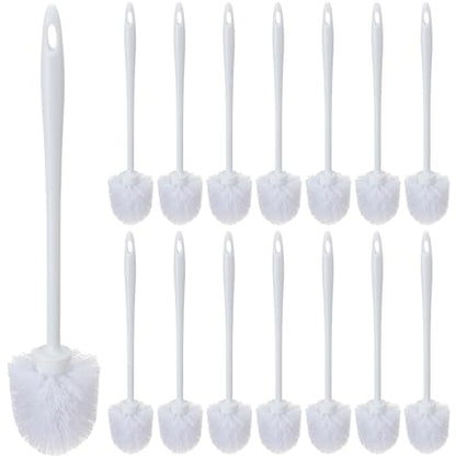 Tioncy 15 Pcs 14.2 Inch Toilet Brushes for Bathroom Bowl Scrubber