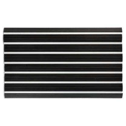 Ecomills Alumat Aluminum Doormat, 20" x 32.6", Black - size: 1'8" x 2'9" (Rectangular)