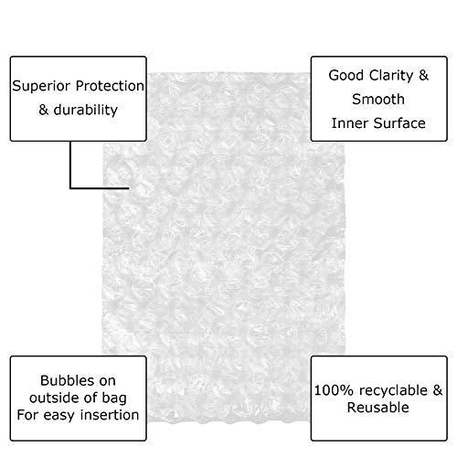 200 Pack 4x6 Inch Bubble Cushion Wrap Bags for Shipping Packing Small Clear Bubble Out Pouches Double Walled Bubble Cushioning Bags for Moving Storage - size: 4x6 Inch