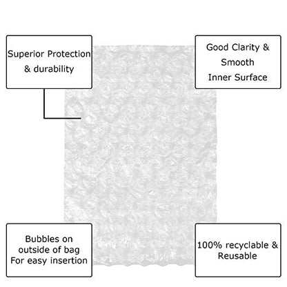 200 Pack 4x6 Inch Bubble Cushion Wrap Bags for Shipping Packing Small Clear Bubble Out Pouches Double Walled Bubble Cushioning Bags for Moving Storage - size: 4x6 Inch