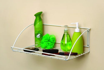 ClosetMaid 8278 18-Inch Wide Laundry Utility Hanger Shelf, White - size: 18-inch