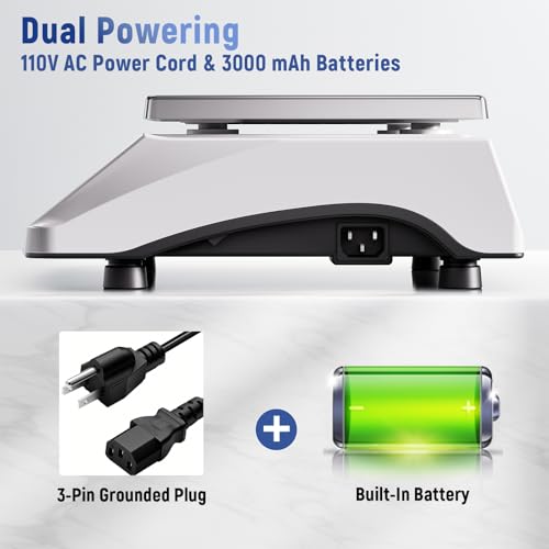 Industrial Counting Scale 66lb/30kg x 0.5g Digital Inventory Scale for Small Parts Coins Jewelry, lb/g/kg/oz Electronic Bench Scale Precision Gram Scale with LCD Backlight Display Batteries AC Adapter - style: 30kg x 0.5g