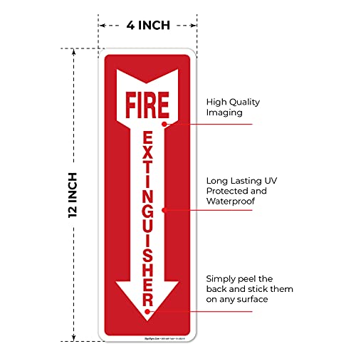 Fire Extinguisher Decal Self Adhesive Sticker