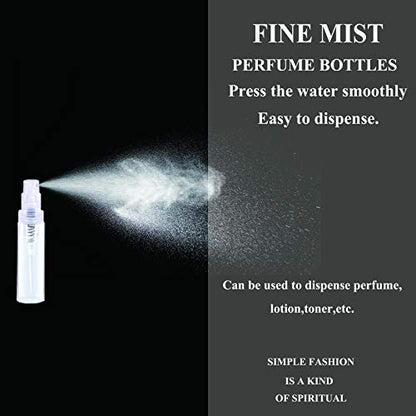 Mini Spray Bottle, Clear Plastic Empty Sample Containers, Fine Mist Perfume Travel Refillable Spray Bottle Perfume Atomizer Small Portable Bottle for Cleaning, Essential Oils 120Pcs 3ml - size: 3ml 120 Pcs