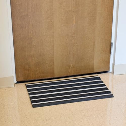 Ecomills Alumat Aluminum Doormat, 17.3" x 27.5", Black - size: 1'5" x 2'4" (Rectangular)
