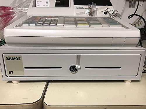 HK SYSTEMS SAM4S Cash Drawer Insert Money Tray Metal Wire Gripper 57 with 160key Wet Cover, 5 Bills and 5 Coins (Bundle) - size: Tray-57M + 160 Key