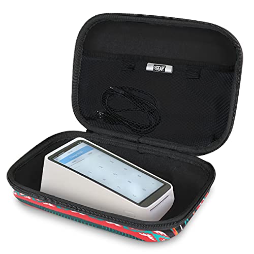 USA GEAR Square Terminal Case Compatible with Square Terminal Cash Register, Printer Paper, and Card Reader Accessories - Water Resistant Exterior and 3 Removable Pouches - Southwest - color: Southwest