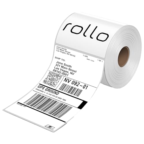 Rollo 4x6 Direct Thermal Shipping Labels - 500 Label Roll