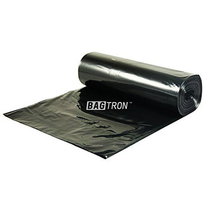 Bagtron 33 Gallon Trash Bags, 30 Micron Heavy Duty Pure LDPE Garbage Can Liners, 33" x 39" Large, Black, 100 Count - style: 33 Gal, 1.18mil (100ct)
