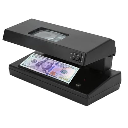 Counterfeit Bill Detector with LED UV Light, Money Marker Counterfeits Money Detector, Fake Money Detector Machine for Bill, UV Counterfeit Money Detector, Backlight for Watermark Detection