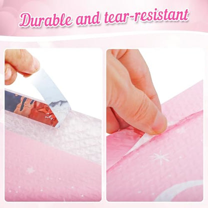 50 Pack Bubble Mailers, 6 x 10 Inch, Pink