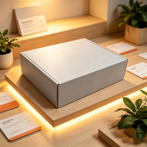 Grey Shipping Packaging MEIANJU Hard Cardboard Shipping Box Gift Wrap Boxes - color: Grey-20PCS