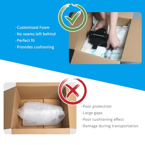 Expanding Foam Packaging Expanding Packing Foam for PC, Fragile & Irregular Valuables Items, Electronics, Ceramics, 22"x27" Expandable Packing Foam for Shipping & Moving #80 (1 PACK) - size: #80-1 pack
