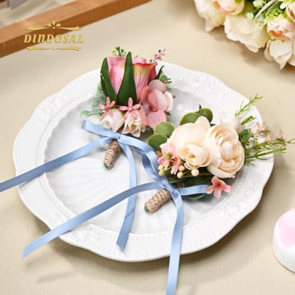 Dusty Blue Double Face Satin Ribbon 1/4 Inch x 100 Yards - color: Dusty Blue, size: 1/4 Inch (6mm)