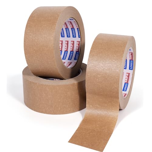 ADHES Heavy Duty Paper Packing Tape Kraft Paper Tape