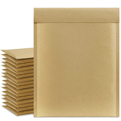 UCGOU Natural Kraft Bubble Mailer 8.5x12" 40 Pack Usable Size 8.5x11" Brown - size: 8.5x12" 40PC